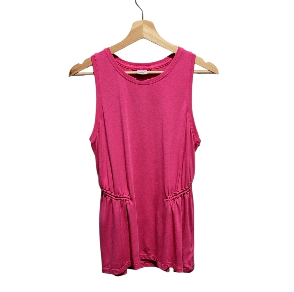 Athleta Air Out Cinch Pink Tank Medium - Picture 3 of 10